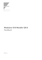 Ayre QX-8 Handbuch