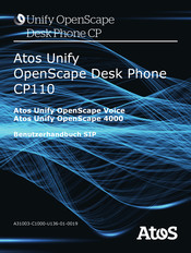 Atos Unify OpenScape CP110 Benutzerhandbuch