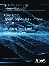 Atos Unify OpenScape CP110 Benutzerhandbuch