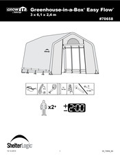 ShelterLogic Greenhouse-in-a-Box Easy Flow Aufbauanleitung