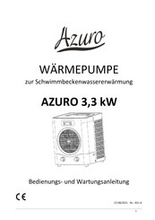 AZURO KY-30N8-MINI Bedienungs- Und Wartungsanleitung