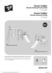 TP Forest Toddler TP368P Zusammenbau-, Wartungs- Und Gebrauchsanweisungen