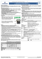 Emerson EXD-U02 Betriebsanleitung