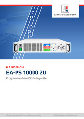 Elektro-Automatik EA-PSI 10360-15 2U Handbuch
