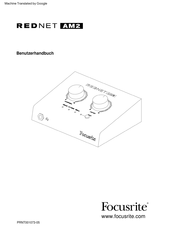 Focusrite REDNET AM2 Benutzerhandbuch