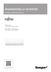 Fujitsu ASYG 18KLCA Montage- Und Betriebsanleitung