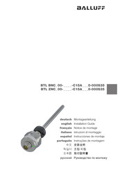 Balluff BTL BNC 00 C15A 0-000S35-Serie Montageanleitung
