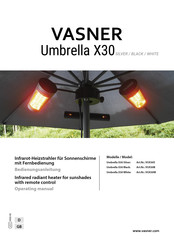 Vasner Umbrella X30 Black Bedienungsanleitung