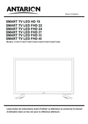 ANTARION SMART TV LED FHD 24 Bedienungsanleitung
