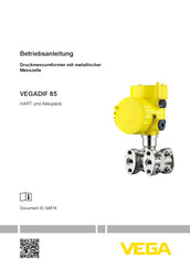 Vega VEGADIF 85 Betriebsanleitung