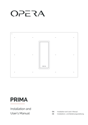 Opera PRIMA Installations- Und Bedienungsanleitung