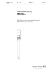 Endress+Hauser OUSBT66 Betriebsanleitung