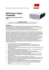 Roth STANDARD PowerPro300 Gebrauchsanweisung