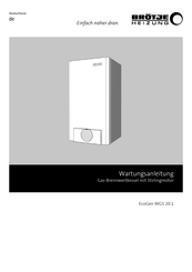 BROTJE EcoGen WGS 20.1 Wartungsanleitung