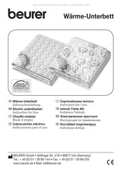 Beurer UB 30 Gebrauchsanleitung