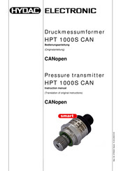 HYDAC ELECTRONIC HPT 1000S CAN Bedienungsanleitung
