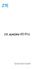 ZTE Axon 40 Pro Kurzanleitung