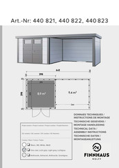 Wolff Finnhaus 10574267 Technische Daten - Montageanleitung