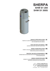 Olimpia splendid SHERPA SHW S1 200 Benutzer- Und Installateurhandbuch