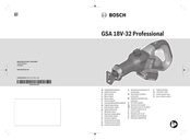 Bosch GSA 18V-32 Professional Originalbetriebsanleitung