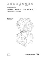 Endress+Hauser Deltabar S PMD70 Betriebsanleitung