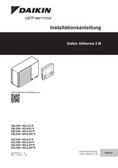 Daikin Altherma 3 M EDLA16D W1 Serie Installationsanleitung