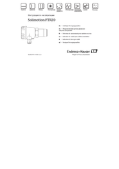 Endress+Hauser Solimotion FTR20 Betriebsanleitung