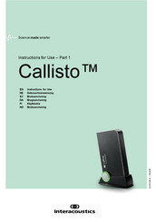 Interacoustics Callisto Gebrauchsanweisung