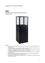 cosi Cosipillar Dome Montage- Und Betriebsanleitung