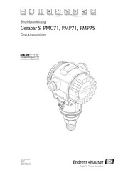Endress+Hauser Cerabar S PMC71 Betriebsanleitung