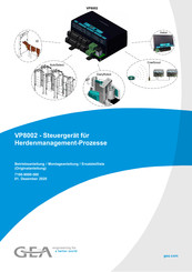 GEA VP8002 Betriebsanleitung / Montageanleitung