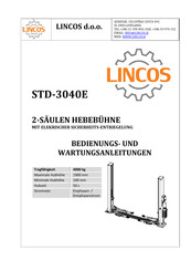 LINCOS STD-3040E Bedienungs- Und Wartungsanleitung