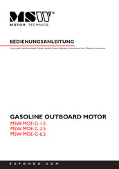 MSW Motor Technics MSW-MOE-G-2.5 Bedienungsanleitung