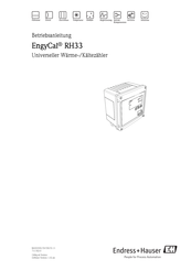 Endress+Hauser EngyCal RH33 Betriebsanleitung