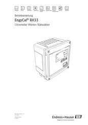 Endress+Hauser EngyCal RH33 Betriebsanleitung