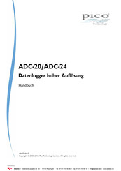 Pico Technology ADC-24 Handbuch