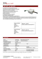 LKM ELECTRONIC LKM754/PT Bedienungsanleitung