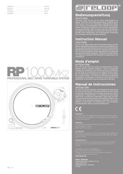 Reloop RP-1000 MK2 Bedienungsanleitung
