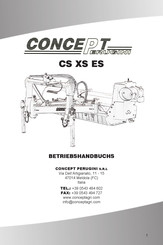 Concept Perugini CS 135 Betriebshandbuch