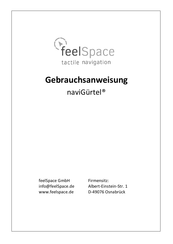feelSpace naviGürtel Gebrauchsanweisung
