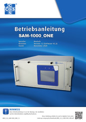 CGS SAM-1000 Betriebsanleitung