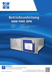 CGS SAM-1000_DPS Betriebsanleitung
