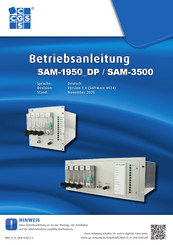 CGS SAM-3500 Betriebsanleitung