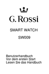 G. Rossi SW009 Benutzerhandbuch