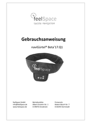 feelSpace naviGürtel Gebrauchsanweisung