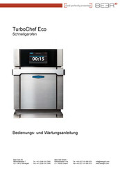 BEER TurboChef Eco Bedienungs- Und Wartungsanleitung