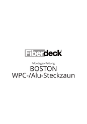 FIBERDECK BOSTON WPC Montageanleitung