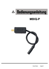 EBT Control MBIQ-P Bedienungsanleitung