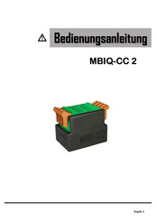 EBT Control MBIQ-CC 2 Bedienungsanleitung