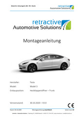 retractive - Automotive Solutions smartHatch Montageanleitung